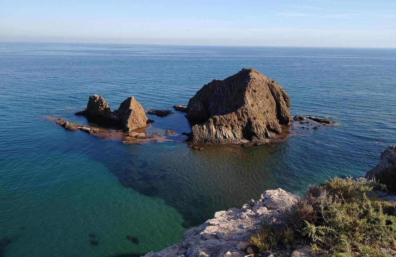 Adosado playa y geoda cerca, con barbacoa y piscina San Juan de los Terreros Exterior foto