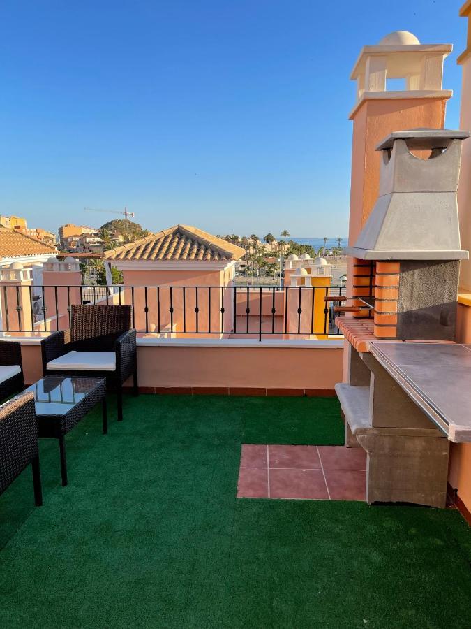 Adosado playa y geoda cerca, con barbacoa y piscina San Juan de los Terreros Exterior foto