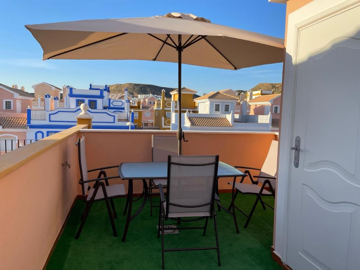 Adosado playa y geoda cerca, con barbacoa y piscina San Juan de los Terreros Exterior foto