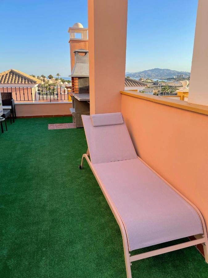 Adosado playa y geoda cerca, con barbacoa y piscina San Juan de los Terreros Exterior foto